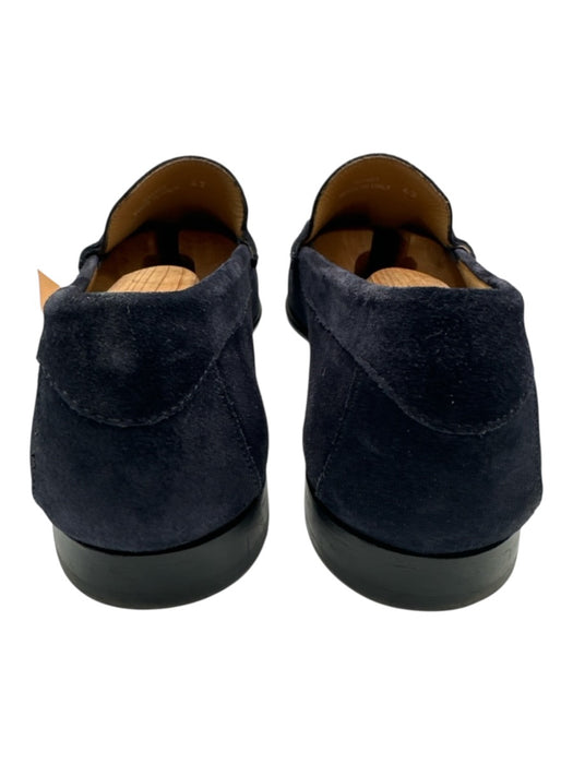 Canali Shoe Size 42 Navy Blue Suede Solid Dress Men's Shoes Navy Blue / 42