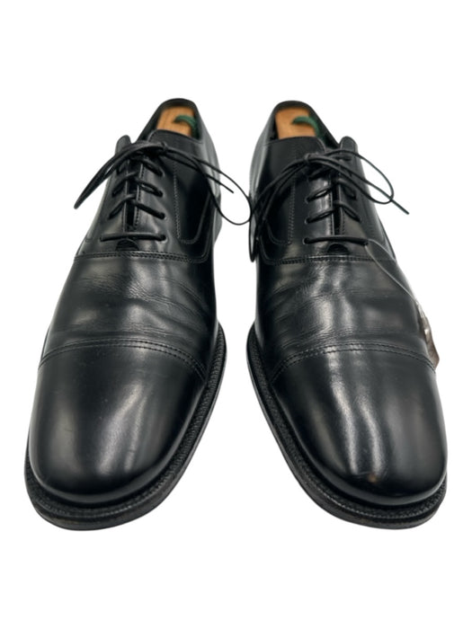 Ferragamo Shoe Size 9 Black Leather Solid Dress Men's Shoes Black / 9