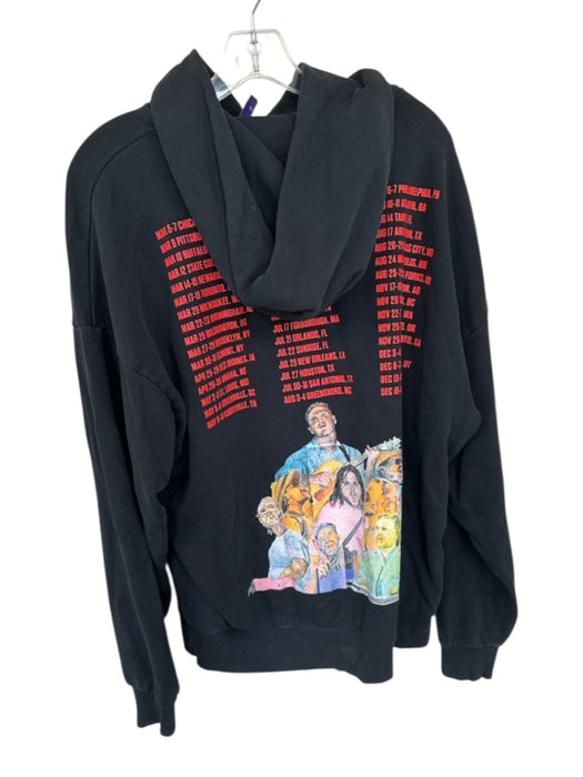 Zach Bryan Size S Black & Red Cotton Official Tour Sweatshirt Sweatshirt Black & Red / S