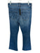 Mother Size 29 Med Dark Wash Cotton Blend High Waist Flare Raw Hem Jeans Med Dark Wash / 29