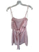 Free People Size XS Baby Pink Cotton & Linen Spaghetti Strap Tie Back Romper Baby Pink / XS
