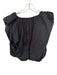 Karlie Size L Black Cotton Cap Sleeve Shoulder Pads Cropped Top Black / L