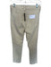 AG Size 29 Cream Velvet High Waist Slim Fit Straight Pants Cream / 29