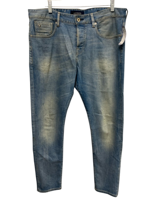 Scotch & Soda Size 33 Light Wash Cotton Solid Jean Men's Pants Light Wash / 33