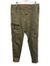 Jack & Jones Size 34 Olive Green Cotton Cargo Pocket Men's Pants Olive Green / 34