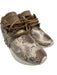 Esse Ut Esse Shoe Size 38 Taupe, Brown, Gold, Cream Leather Fringe Sneakers Taupe, Brown, Gold, Cream / 38