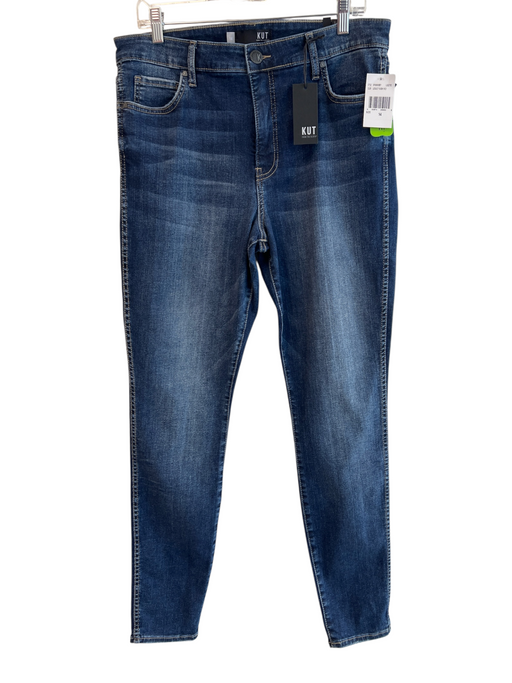Kut From The Kloth Size 14 Medium Wash Cotton Blend High Rise Ankle Skinny Jeans Medium Wash / 14