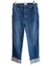 Favorite Daughter Size 31 Medium Wash Cotton Blend Cuffed Straight Jeans Medium Wash / 31