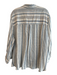Rails Size XL Cream multi Linen Blend Button Down Stripe Front Pocket Top Cream multi / XL