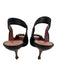 Yves Saint Laurent Shoe Size 36 Black & Brown Leather Buckle Stacked Heel Pumps Black & Brown / 36