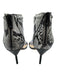 3.1 Phillip Lim Shoe Size 37 Gray & Black Leather Upper Snake Embossed Sandals Gray & Black / 37