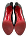 Christian Louboutin Shoe Size 36.5 Black Leather Upper Peep Toe Platform Pumps Black / 36.5