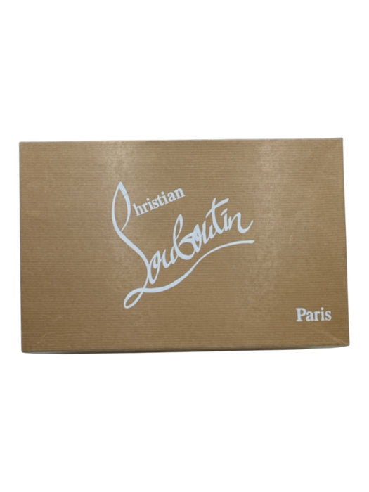 Christian Louboutin Shoe Size 36.5 Black Leather Upper Peep Toe Platform Pumps Black / 36.5