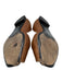 Emporio Armani Shoe Size 36.5 Brown Leather Upper Peep Toe Square Toe Pump Flats Brown / 36.5