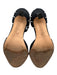 Brian Atwood Shoe Size 36.5 Black & White textile upper Contrast Trim Sandals Black & White / 36.5