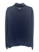 Peter Millar Size L Navy Synthetic Solid Athletic Quarter Zip Long Sleeve Shirt Navy / L