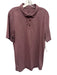 Lululemon Size L Red Synthetic Heathered Polo Athleisure Men's Short Sleeve Red / L