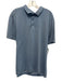 Lululemon Size Est L Light blue Synthetic Solid Athletic Polo Men's Short Sleeve Light blue / Est L