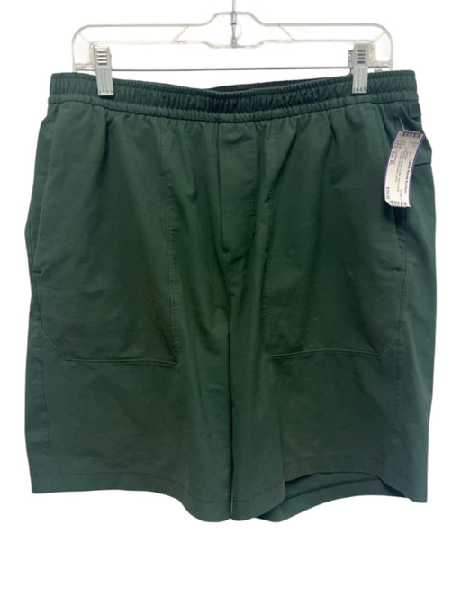 Lululemon Size Est XL Hunter Green Cotton Blend Solid Athletic Men's Shorts Hunter Green / Est XL