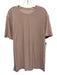 Vuori Size Est XL Pink Synthetic Solid Athletic Crew Men's Short Sleeve Pink / Est XL