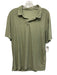 Vuori Size Est L Green Synthetic Heathered Athletic Polo Men's Short Sleeve Green / Est L