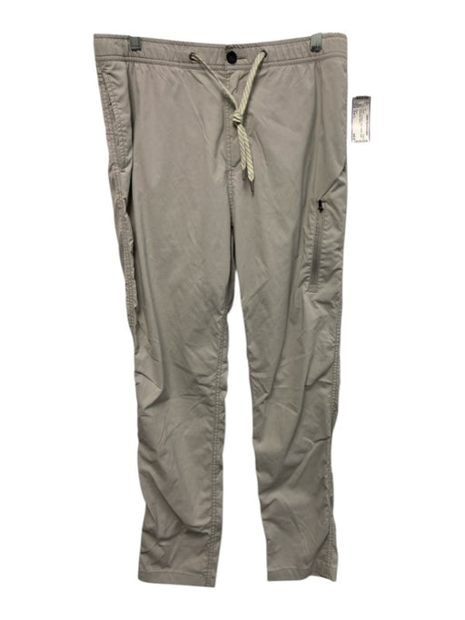 Vuori Size Est L Gray Synthetic Solid Athletic Jogger Men's Pants Gray / Est L