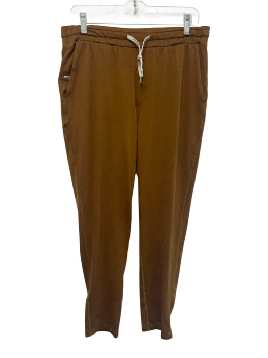 Vuori Size Est L Mustard Yellow Synthetic Solid Jogger Men's Pants Mustard Yellow / Est L