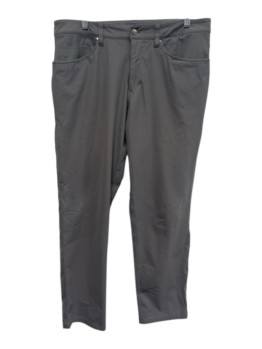 Lululemon Size 34 Gray Synthetic Solid Athletic Khakis Men's Pants Gray / 34