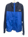 The North Face Size XL Blue & Navy Synthetic Two Tone Windbreaker Zip Up Jacket Blue & Navy / XL