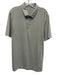 Lululemon Size Est L Gray Synthetic Solid Athletic Polo Men's Short Sleeve Gray / Est L
