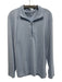 Lululemon Size Est L Light blue Synthetic Heathered Athleisure Long Sleeve Shirt Light blue / Est L