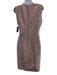 Theory Size 8 Red, White, Navy Blue Cotton & Viscose Knit Stripe Back Zip Dress Red, White, Navy Blue / 8