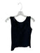 Size Est S Black Sleeveless Ruffles V Neck Top Black / Est S