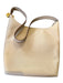 Salvatore Ferragamo Tan Leather Shoulder Strap Outer Pocket Zip Close Bag Tan / S