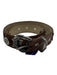 Isaacson's Brown & Silver Leather Croc Embossed Studded Western Belts Brown & Silver / Est XS/S
