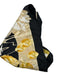 Salvatore Ferragamo Black & Yellow Silk Fish Square scarf Black & Yellow / L