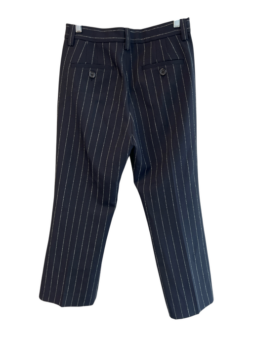 Marc Jacobs Size 4 Black & White No Fabric Tag Low Rise Zip Fly Pin Stripe Jeans Black & White / 4