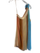 Dress to Size P/S Orange, blue & yellow Viscose Lined Metallic Thread Dress Orange, blue & yellow / P/S