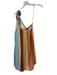 Dress to Size P/S Orange, blue & yellow Viscose Lined Metallic Thread Dress Orange, blue & yellow / P/S