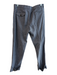 Miu Miu Size 42 Blue & Black Viscose Blend Button Fly check Side Pocket Pants Blue & Black / 42