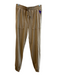 Splendid Size Small Khaki Viscose Blend Stretch Waist Side Pocket Jogger Pants Khaki / Small