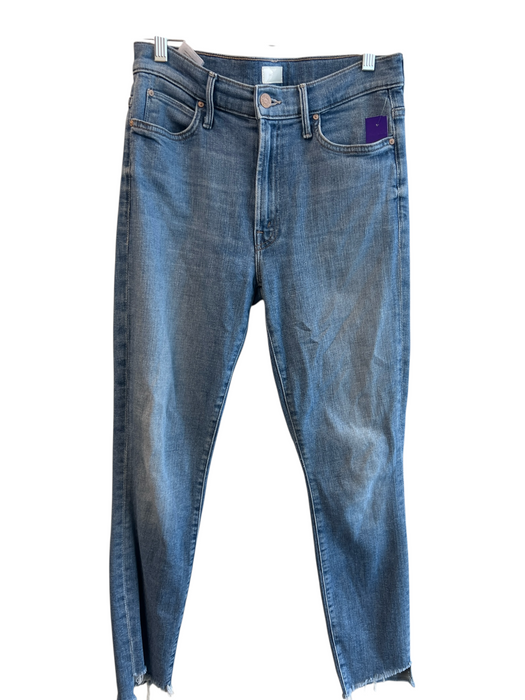 Mother Size 27 Light Med Wash Cotton Blend 5 Pocket Zip Fly High Rise Jeans Light Med Wash / 27
