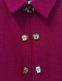 St John Collection Size 8 Fushcia No Fabric Tag Long Sleeve Gold Hardware Jacket Fushcia / 8