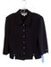 St John Essentials Size 10 Brown No Fabric Tag Long Sleeve Shoulder Pads Top Brown / 10