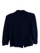 St John Collection Size 8 Navy Blue No Fabric Tag Long Sleeve Shoulder Pads Top Navy Blue / 8