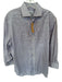 Charles Tyrwhitt Size 16 Purple & White Cotton Checkered Button Down Men's Shirt Purple & White / 16