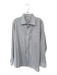 Ike Behar Size 17.5 Purple & White Cotton Grid Button Down Men's Shirt Purple & White / 17.5