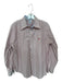 Brooks Brothers Size L Red & White Cotton Striped Button Down Men's Shirt Red & White / L