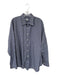 Peter Millar Size XXL Navy & White Cotton Plaid Button Down Men's Shirt Navy & White / XXL