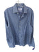 Charles Tyrwhitt Size 15.5 Navy & Blue Cotton Checkered Button Down Men's Shirt Navy & Blue / 15.5